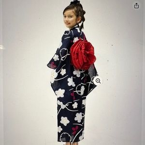 NEW JAPANESE YUKATA&OBI SET FOR GIRL OR SHORT WOMAN   KIMONO